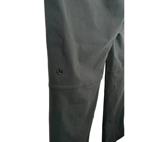 Lululemon ABC Pants 34 Dark Charcoal Grey Slim Fit Technical Commuter Trousers - Picture 3 of 4